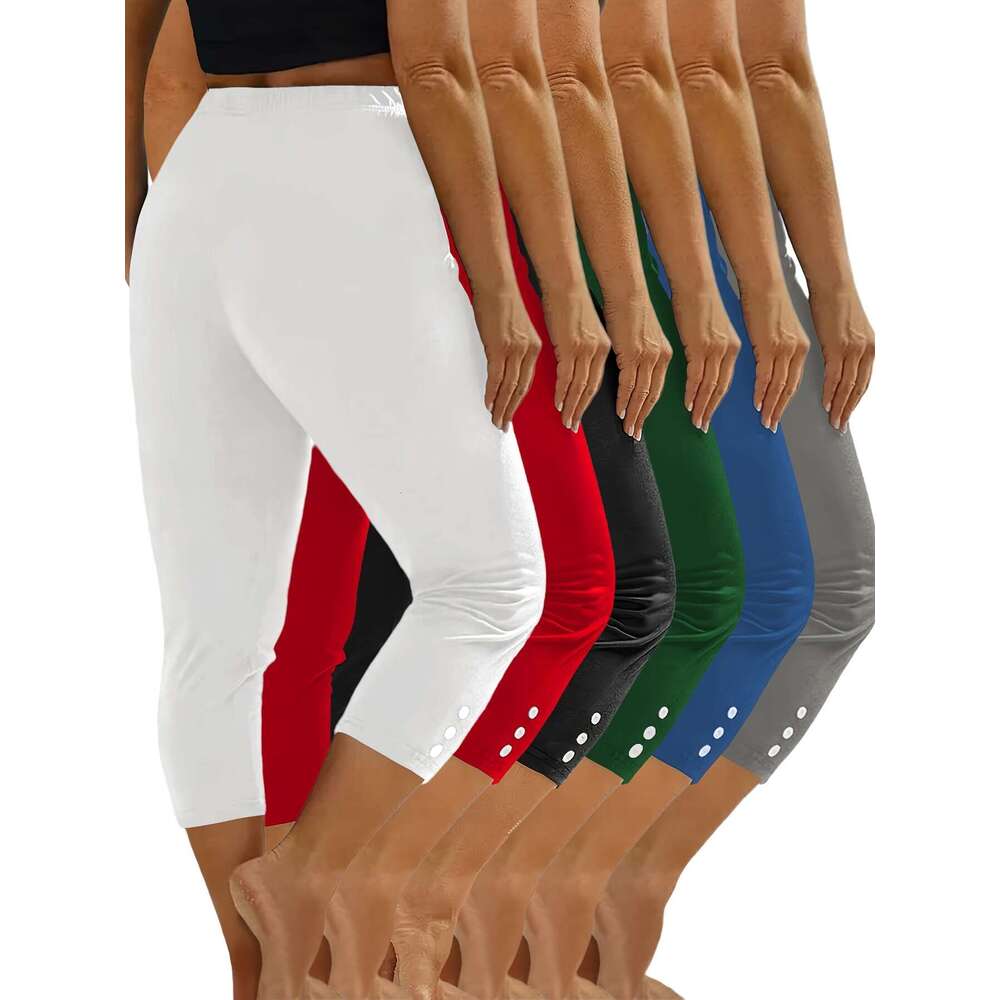 6pcs Fashion Casual Tight Sports Leggings