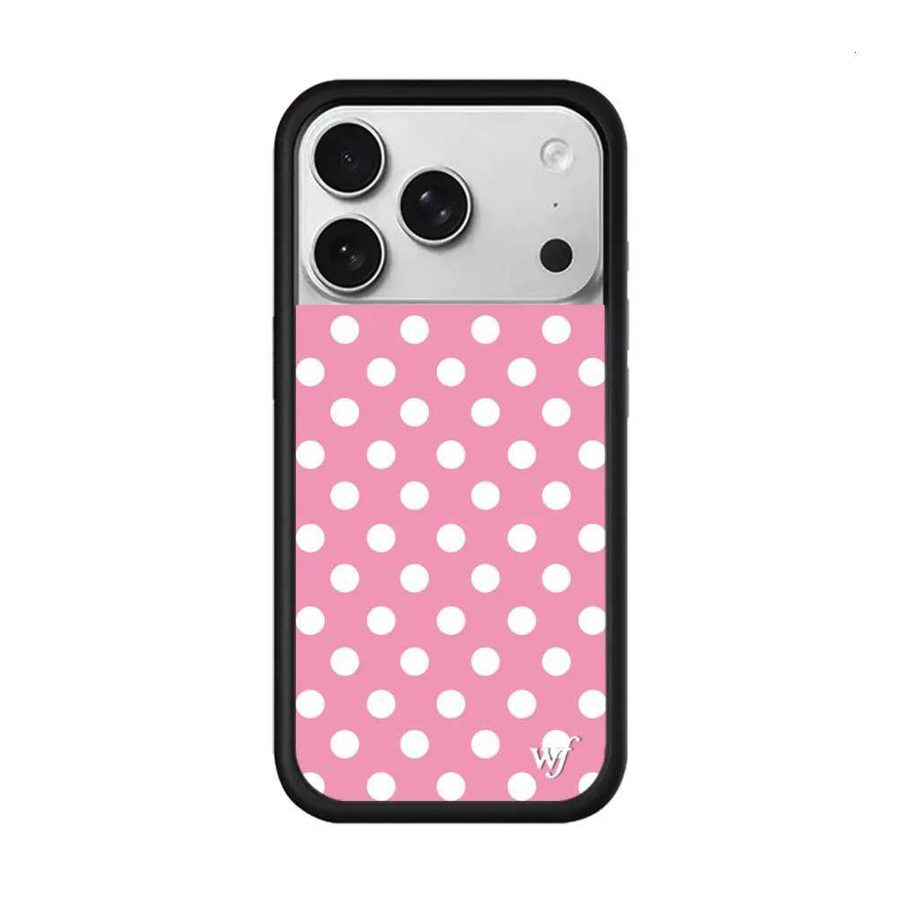 New Wildflower INS ry Polka Dot Phone Case for iPhone 17 16 15 14 13 12 Pro Max Plus 16 15 pro 3D WF Cute Protective cover H251029