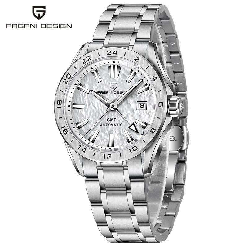 PAGANI DESIGN New 40mm Desert Texture Men's Business GMT Mechanical Watch PD-1792