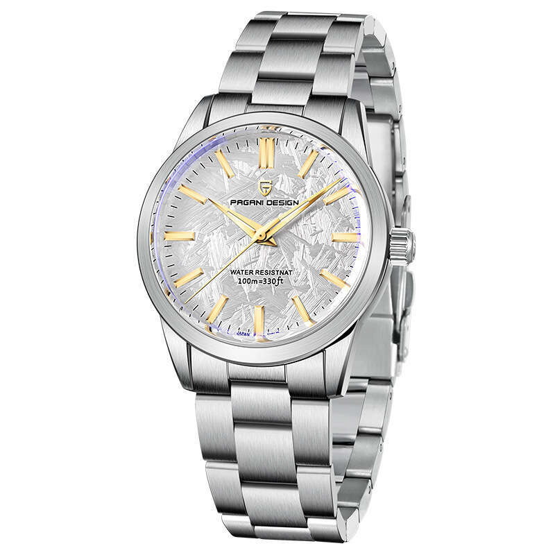 PAGANI DESIGN PD1734 Watch Stainless Steel Case 40mm Fashion Quartz Men's Wristwatch