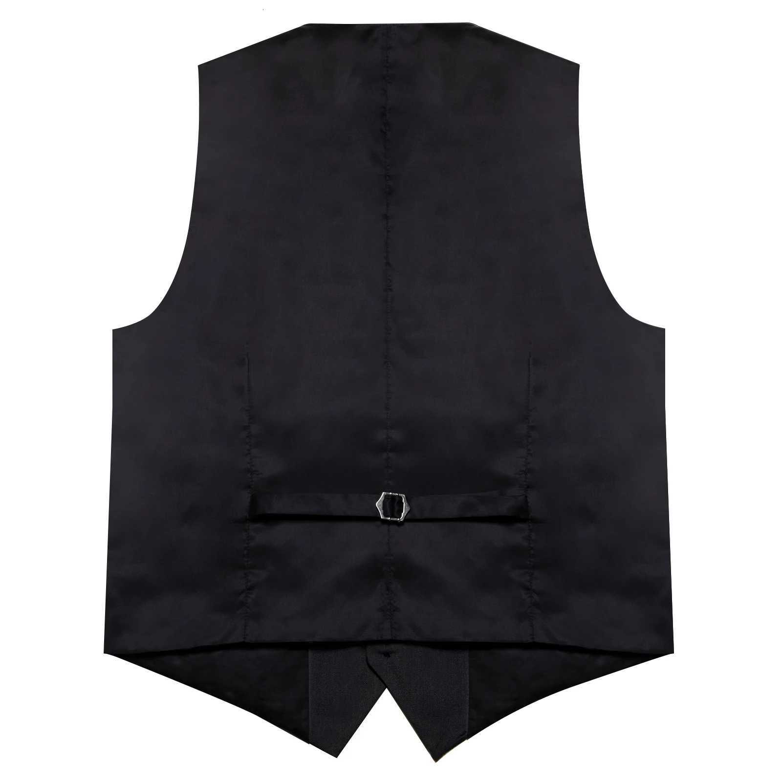 Vneck Solid Black Blue Red Casual Slim Fit Vest Top Casual Sleeveless Waistcoat Gilet Formal Business Jacket W251029