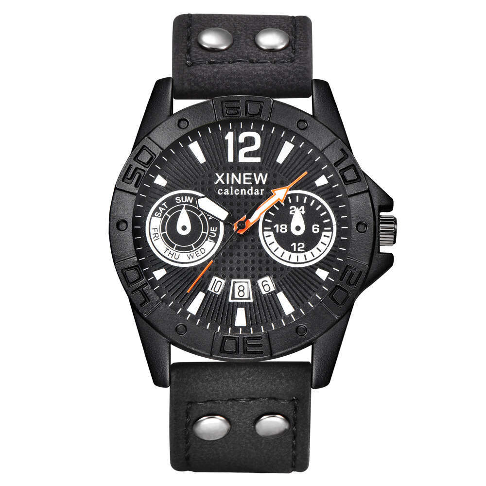 New Military XINEW Belt Calendar Quartz Student Sports Watch Men