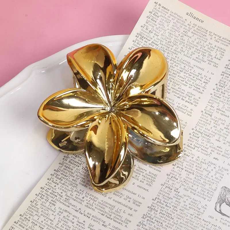 16 Pcs Fashion Simple Shiny Egg Flower Hair Claws For Women Girls Party Hair AccessoriesW251028