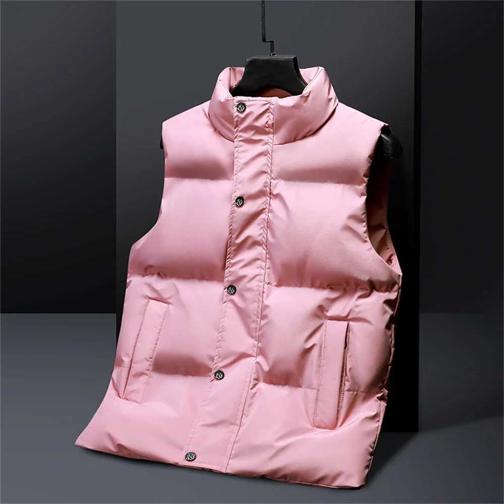 Autumn Winter Thick Vest for Young and Middleaged Men Largesized 6XL Cotton Waistcoat Casual Sports Sleeveless Jacket Vests W251029