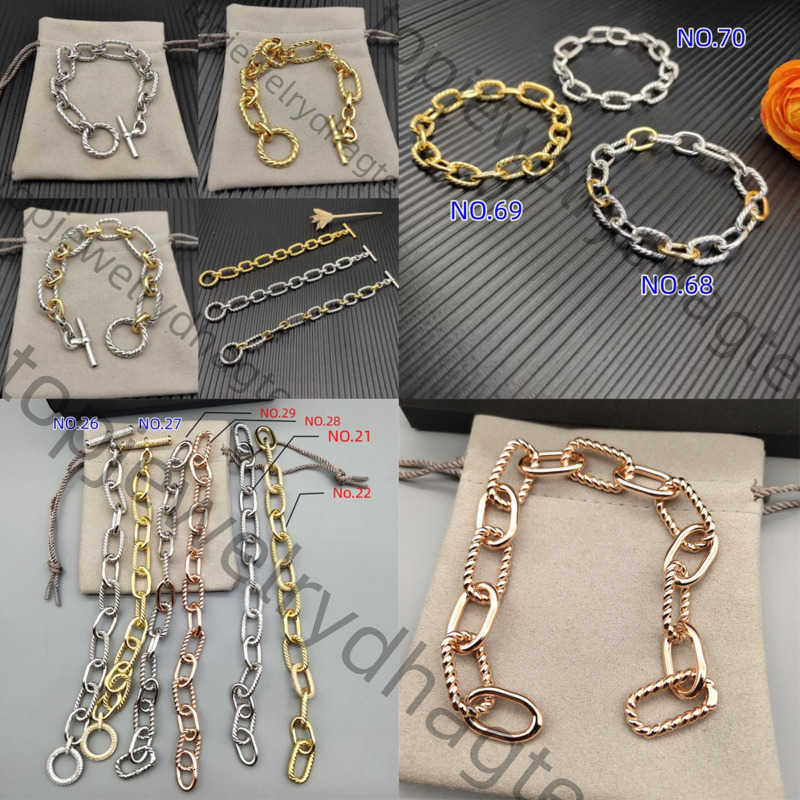 8/11MM Fashion Customization Bracelets Women Bangle Wristband Cuff Chain Designer Letter Jewelry Luxury 18k Gold Plated Copper Wedding Lovers Sister Gift Bracelet