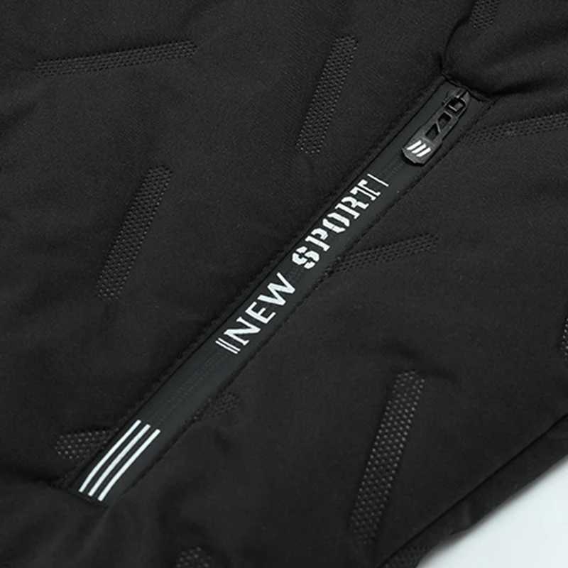 Mens Plus Size Warm Standing Collar Sleeveless Mens top Autumn and winter fashion Mens Cotton Vest Jacket Casual Multifuncti W251029