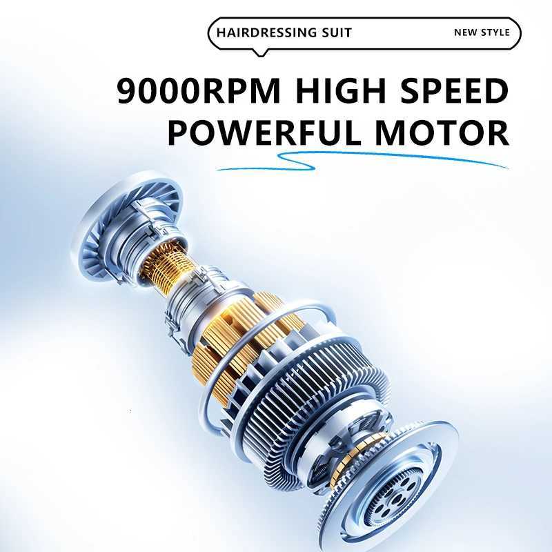 Kemei 3023702 Zero Gapped Cordless Hair Trimmer Professional Hair Clipper Men Barber Rechargeable Finish Hair Citing Machine M251029