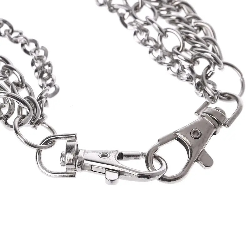 Punk Pants Chains Fashion Rock Jeans Waist Accessories Men Hip hop Skull Pendant 251021