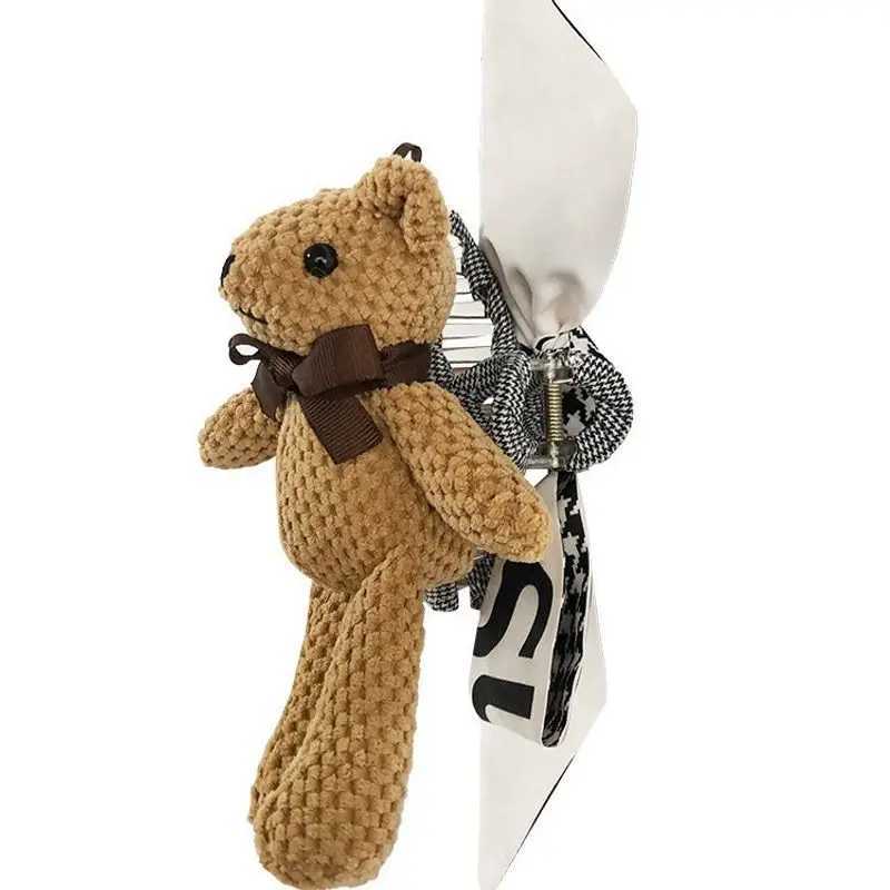 1pc Korean Cute Bear Hairpin Female AutumnWinter Back of Head Sweet Grip Shark Clip Large Bow Clip HeadpieceW251028