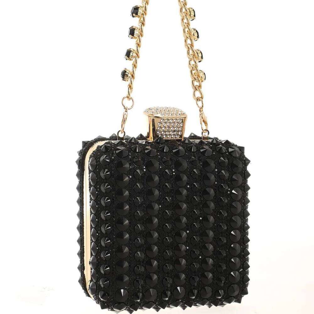 Designer Bags Women Evening Handbag Dias Statement Glass Crystal Clutches Elegant Ornate Bridal Wedding Party Purses Bag Luxury Bag