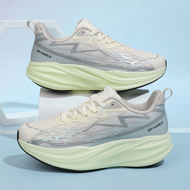 2025 New Running Shoes Unisex - Cushioned Sole, Breathable Upper, Anti-Slip, Suitable for Morning/Night Runs & Fitness