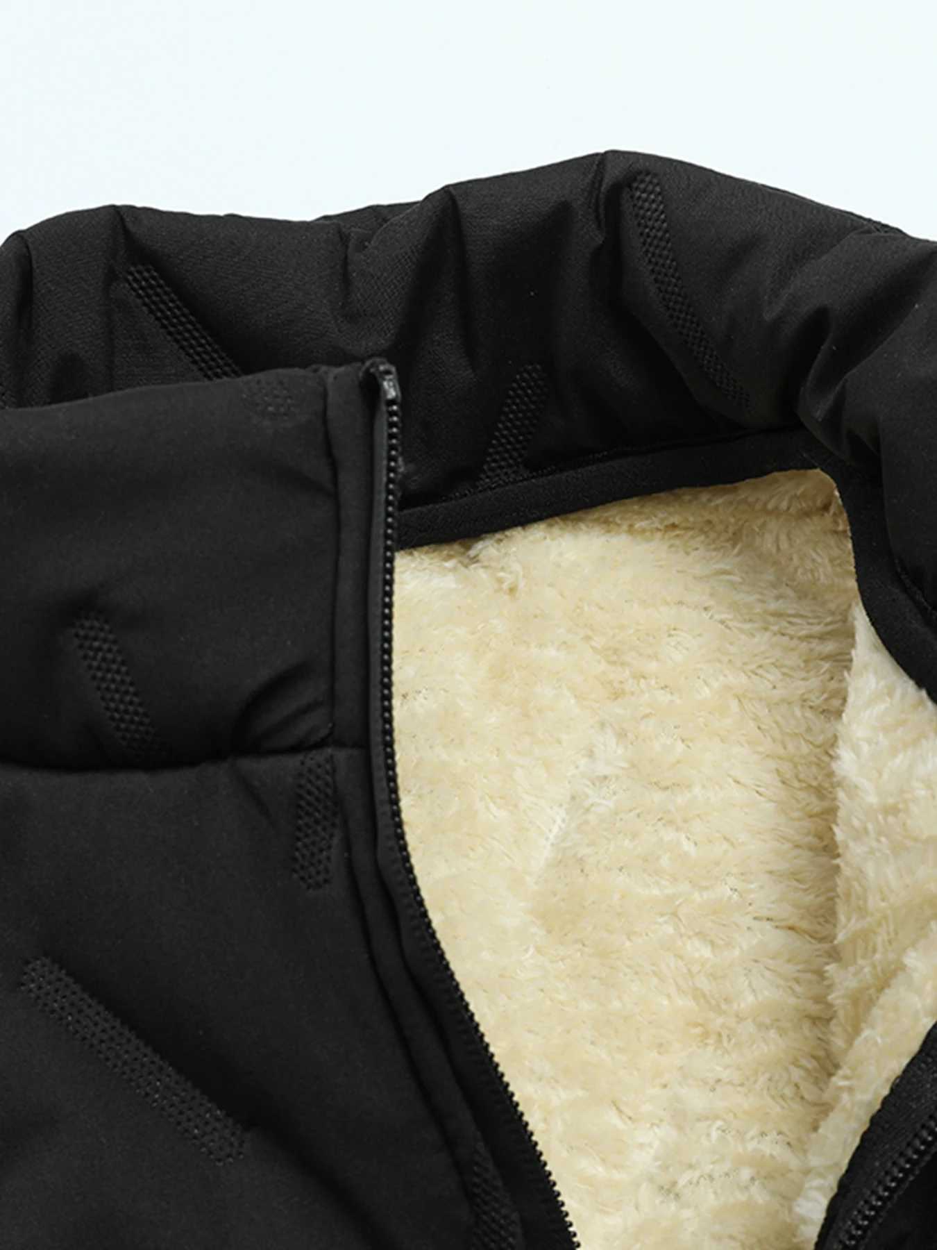 Autumn and Winter Thickened Warm Vest Autumn and Winter Style Coat Windproof and ColdProof Warm Top W251029