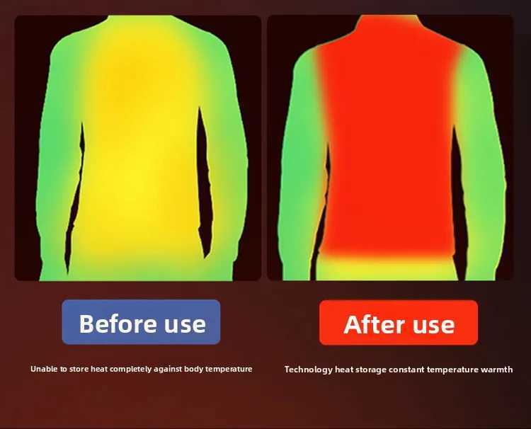 2025 Heated Vest Mens Winter Selfheating Clothing USB Smart Technology Infrared Heating Sleeveless Jacket Snowboard Waistcoat W251029