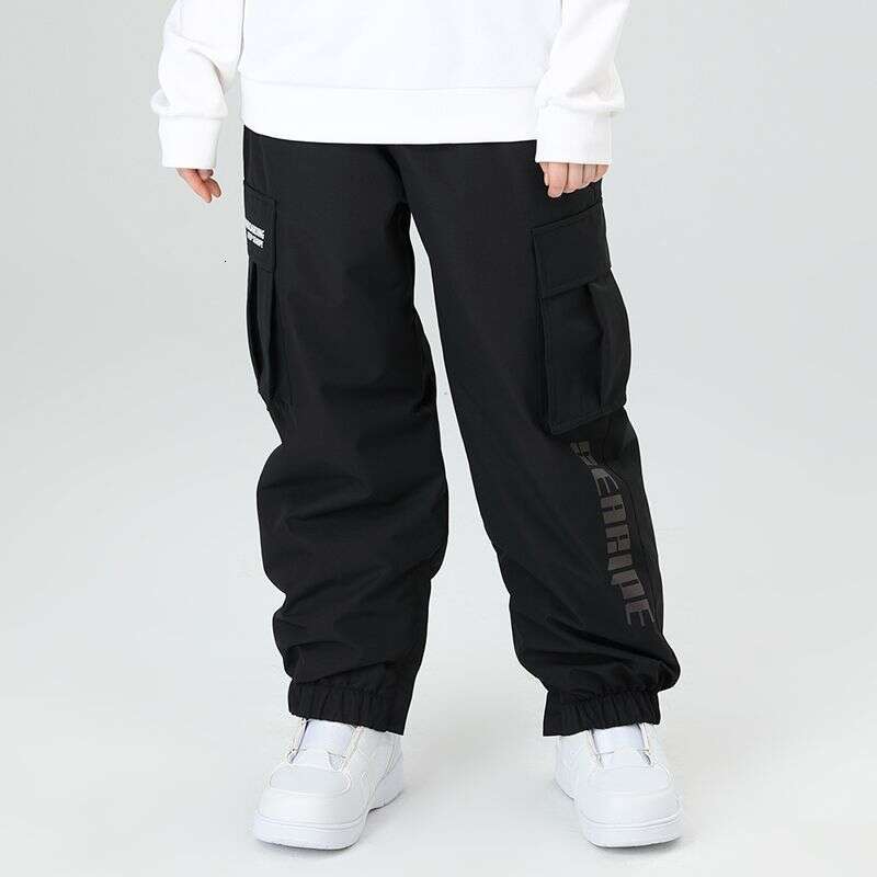 2025 New Windproof Waterproof Padded Warm Snowboard Pants Unisex Ski Suit Loose Fit