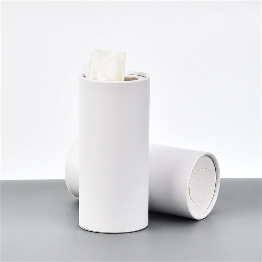 1pc 16cm Cylindrical Tissue Box Car Tissue BoxCreative Roll Paper Draw Paper Storage Box Also Suitable for Kitchen Living Room 251029