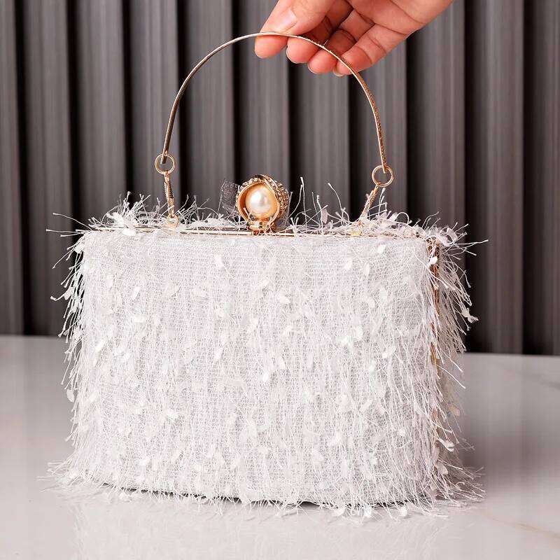 Designer Bags 2025 New Fashion Fringed Dinner Portable Banquet Bag Special Dress Luxury Bag