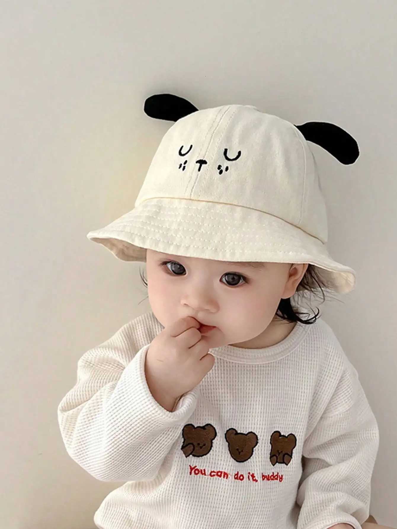 Baby hats Thin cute and super adorable Fisherman hats for sun protection and sun protection Baby basin hats for autumn251028
