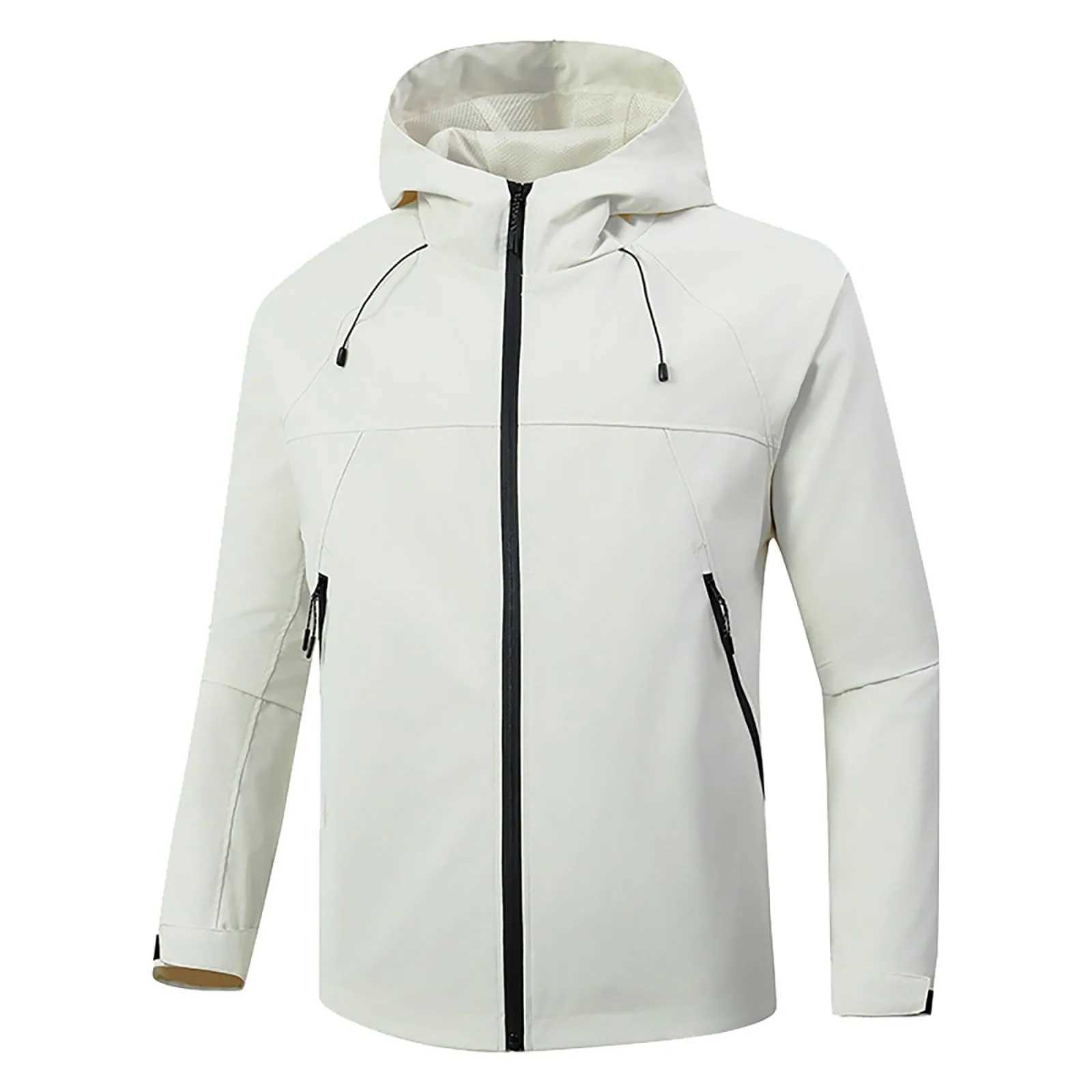 Women Casual Zipper Hooded Jackets Breathable Windproof Waterproof Thin Jackets Outdoor Camping Mountaineering Clothing J251029