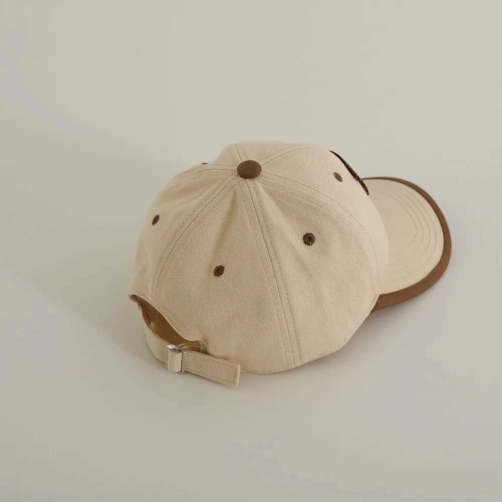 Handmade Knitted Cartoon Bear Baby Baseball Cap Fashion Children Peaked Caps Sunshine Sunscreen Boy Girl Sun Hat Kid Casual Hats251028