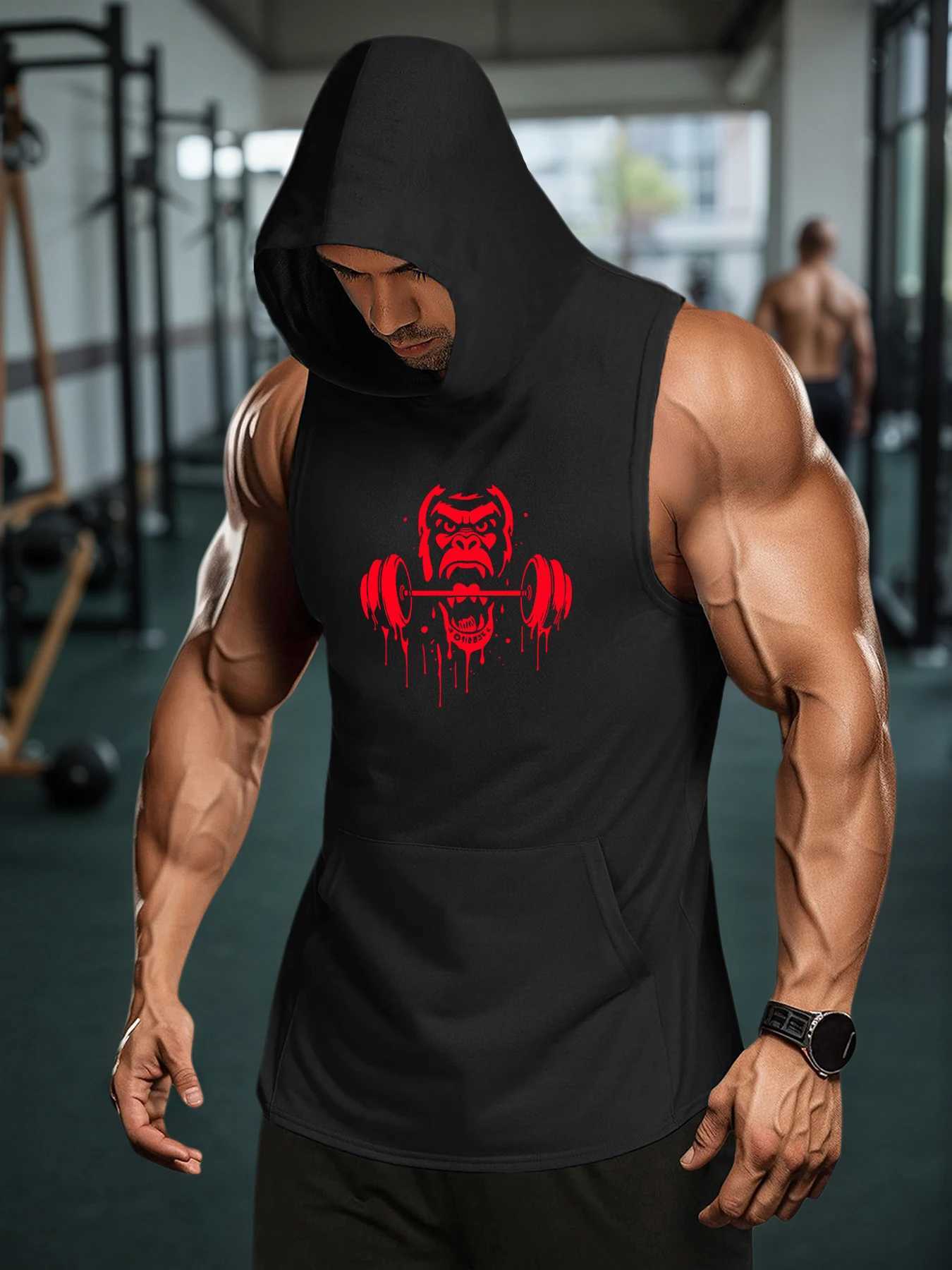 Summer Mens Tank Top Gym Fitness Training Clothing Quick Dry Bodybuilding Sleeveless Shirts Men Fashion Basketball Vest W251029