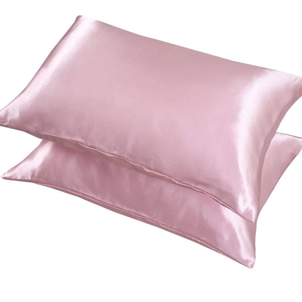 Satin faux silk pillowcase, smooth, lightweight, and non-pilling