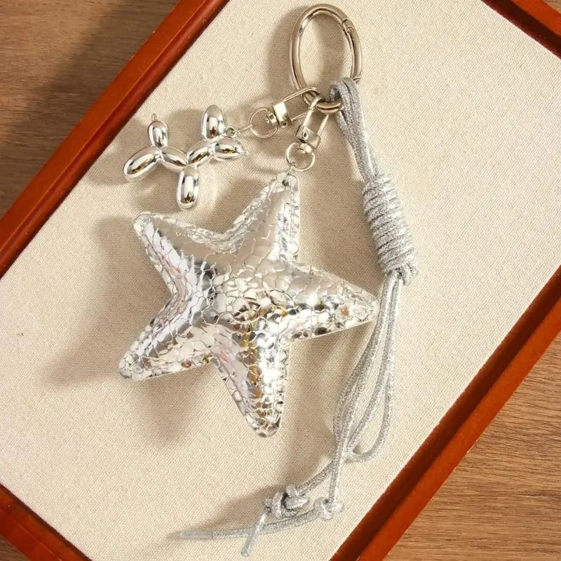 Secure Star Beaded Bag Accessory For Various Uses As Purse Ornament Or Car Decoration Stylish Keyring Bags Decoration 6XDA 251029