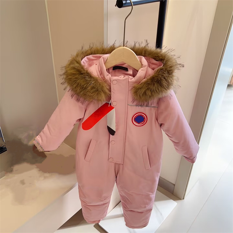 Designer kids clothing baby Jumpsuits&Rompers for boys and girls hooded high-quality down jackets children's Rompers G3