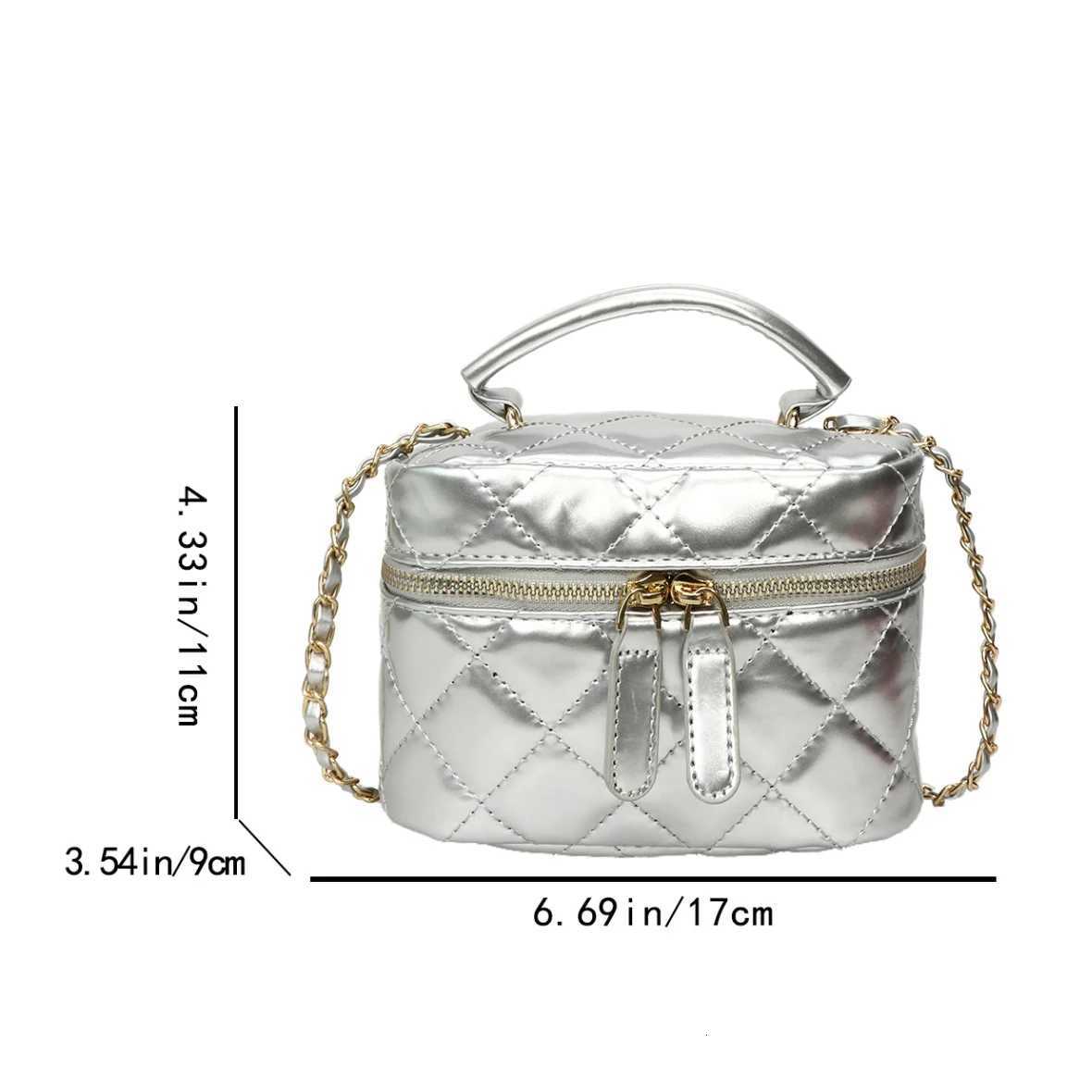 Womens Luxury Handbag Brand Crossbody Bags Mini Female Chains Shoulder Messenger Hand Bags Silver Box Purses And Handbags Black W251029