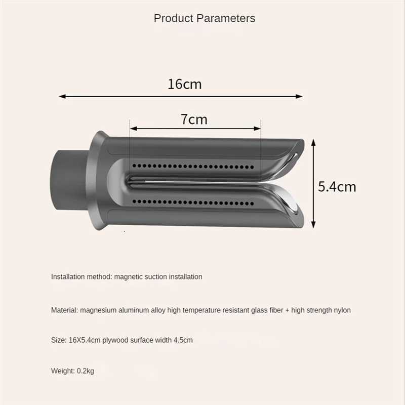 For 5 Hair Dryer Straight Hair Nozzle Straight Board ClipWide Tooth Comb Styling Toola52q W251029