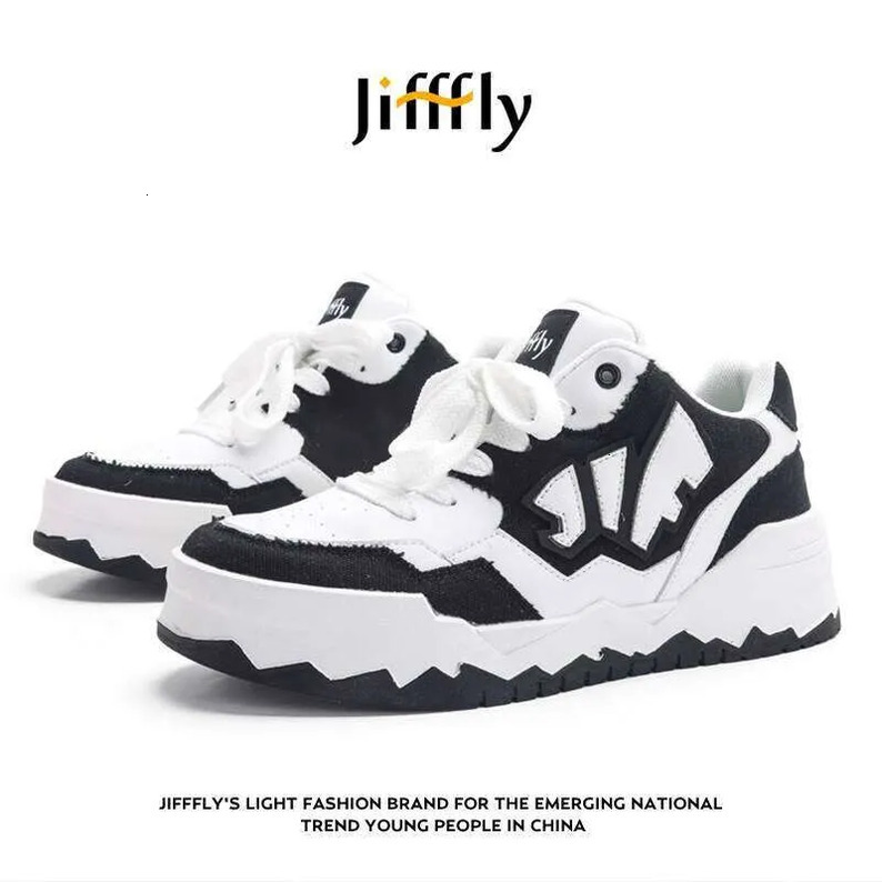 Jifffly Celebrity Style Men's Sneakers 2025 New Versatile Ins Trendy Fashion Couple Style Lightweight Sports Shoes