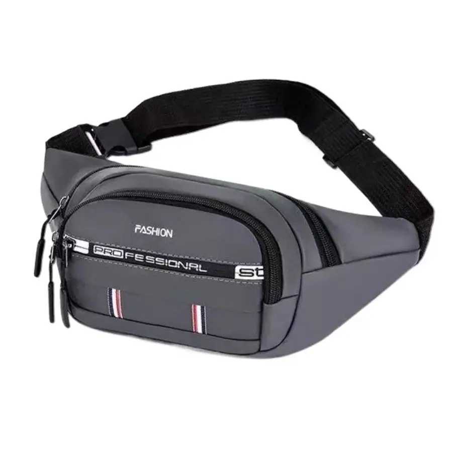 Men Chest Bag Fashion Large Capacity Oxford Cloth Sports Waist Bag Black Grey Blue Green Multifunctional Crossbody Bag UnisexT251126