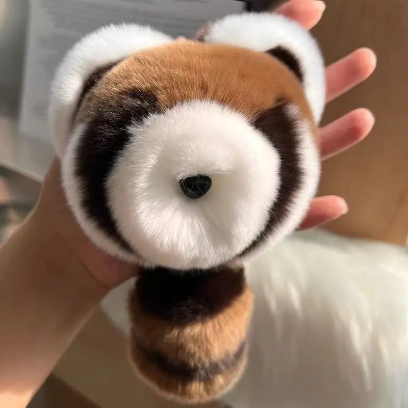 Real otter rabbit fur swing tail little raccoon fur bag pendant car interior pendant car key chain mobile phone pendant 251029