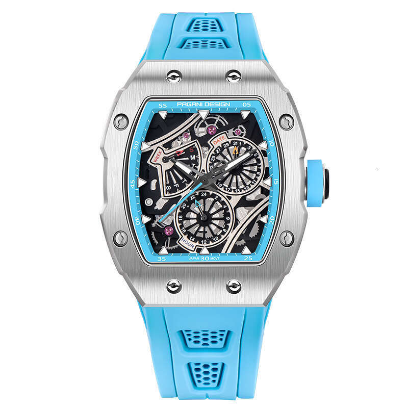 PAGANI DESIGN Men's Watch Multifunctional Calendar 24-Hour Indicator Quartz PD-YS012