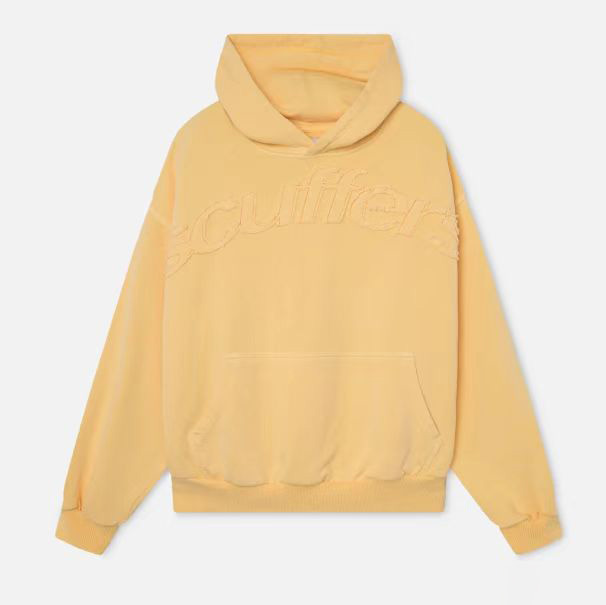 Designer Men's Hoodies Simple Fresh Style Yellow Loose Sweatshirts Korean Harajuku Casual Cotton Comfort Fashion Long-Sleeves Anime XS-XXL