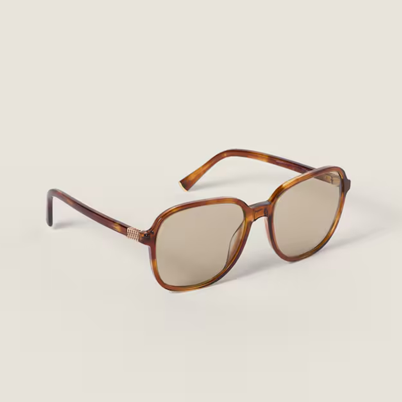 Designer sunglasses for women Regard Sunglasses oversize square shades streaked acetate camomile lenses sunnies SMUB01 Y2K trendy street shooting sunglasses