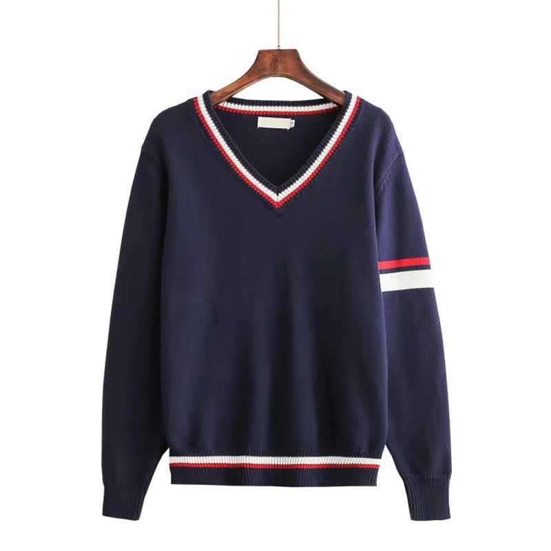 Japanese Fashion Jk School Uniform Cotton Thicken V Collar Knit Sweater 2021 Autumn And Winter New Female Jk Uniform Sweaters J251029