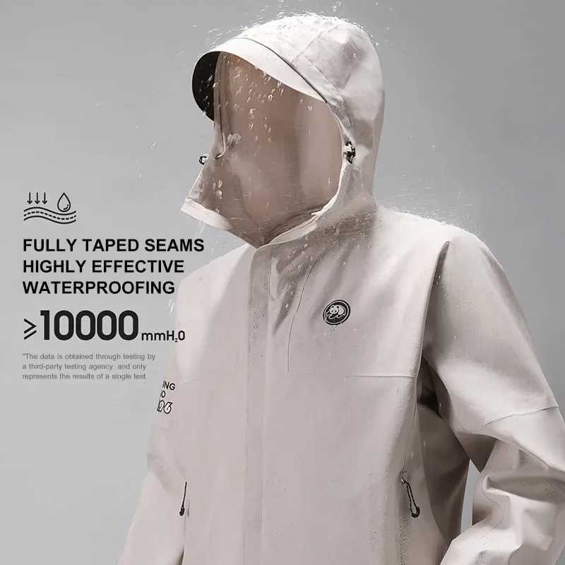 GOLDEN CAMEL Hiking Jackets Women Waterproof Hard Shell Singlelayer Jacket for Men Windproof Windbreakers Mountaineering Cloth J251029