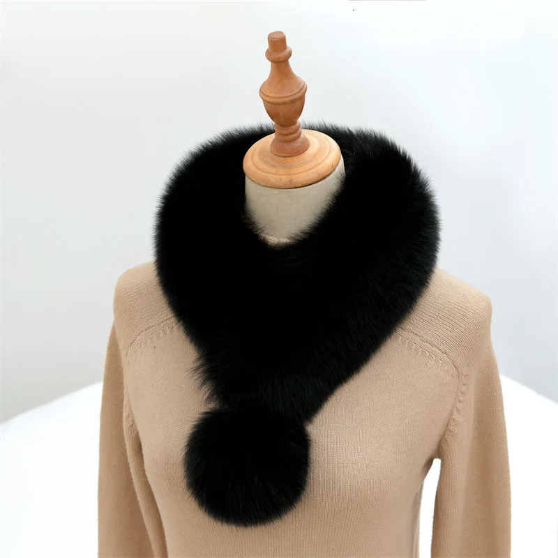 Winter Scarf for Women Thickened Faux Fur Collar y Velvet Texture Warm Neck Warp Cold Weather Accessories 251013