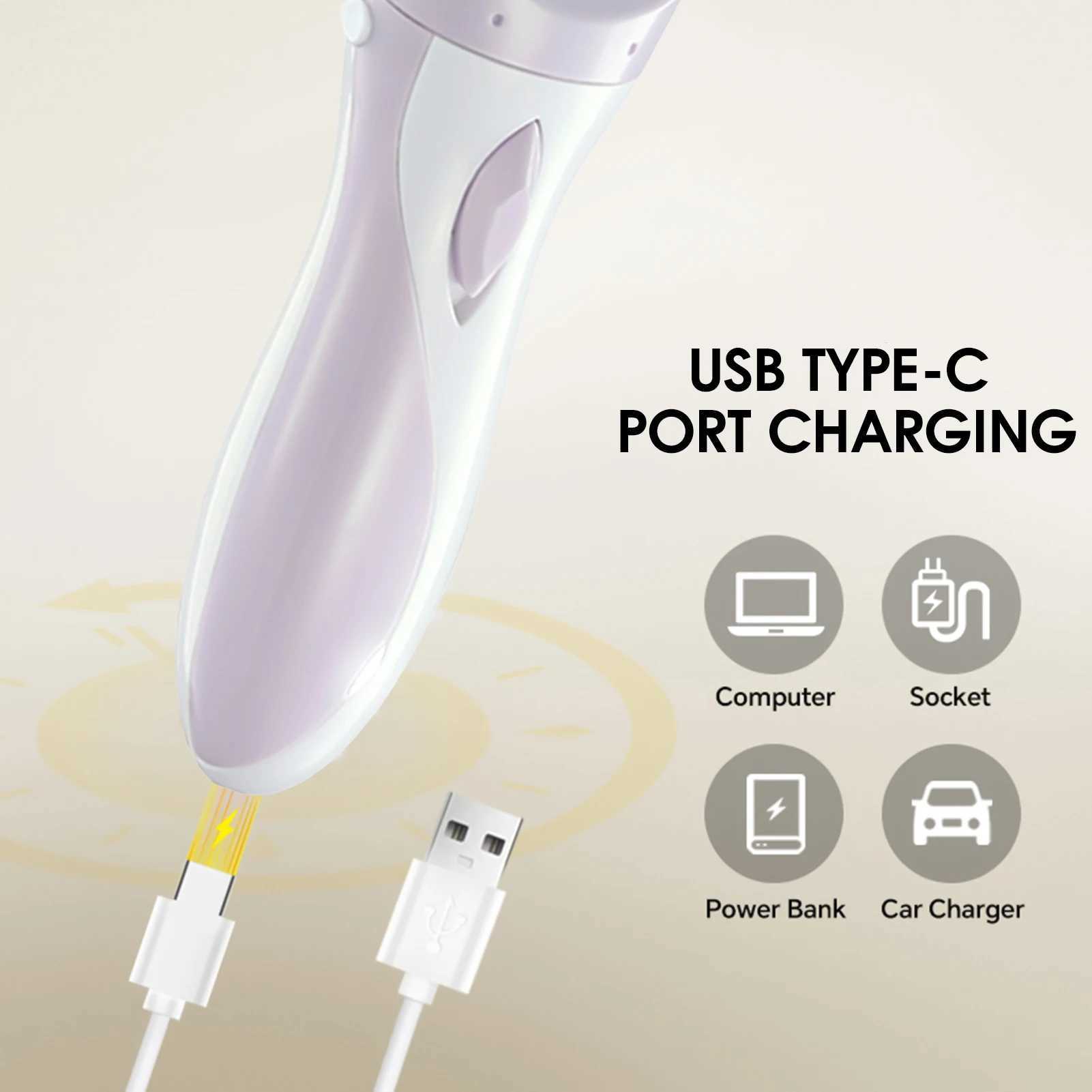 Women Epilator Electric Rechargeable Hair Shaving machine Bikini intimate zone Painless Hair Removal Underarms Legshaver J251117