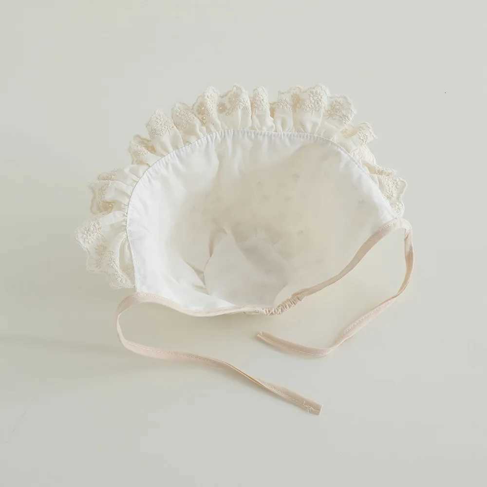2025 Autumn Baby Hat Korean Muslin Newborn Bonnet Sweet Flower Printed Beanie Hat For Girls Boys Toddler Infant Accessories251028