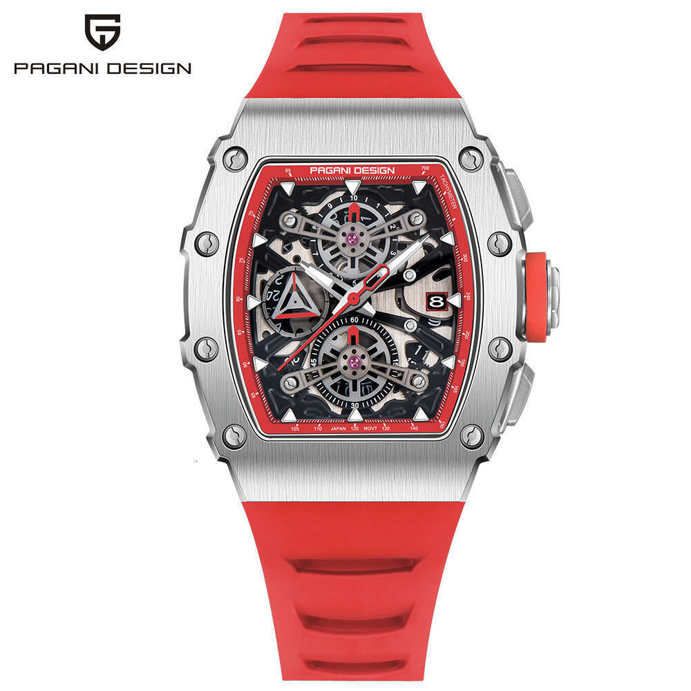 PAGANI DESIGN New Barrel-Shaped Quartz Business Chronograph Men's Watch PD-YS011