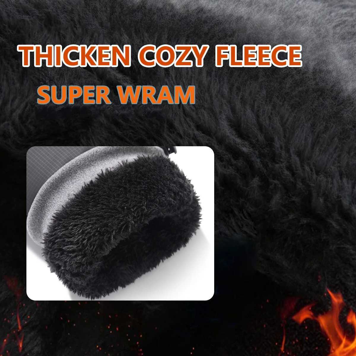 ZHUOHUA Winter Waterproof Ski Snow Warm Gloves for Women Men Windproof Cold Weather Thermal with Touchscreen All Fingers J251029