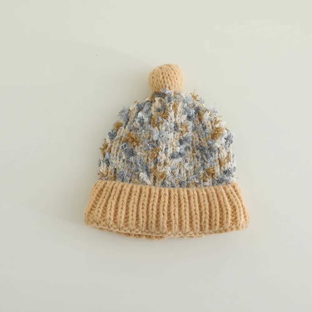 Girls Boy Knitted Warm Pom Hat 4651cm Winter Kid Big Ear Protection Windproof Cap Beanie Children Cold Proof Cute Hats251028