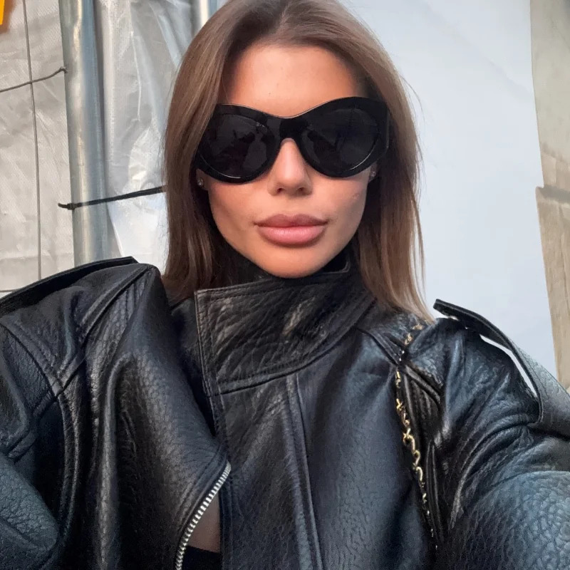 Chic Fashion Pu Leather Jackets Loose Female Short Outerwear Trend Casual Highquality Coats Vintage Motorcycle Fall Street Wear 251029