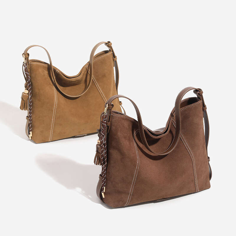 Luxury bag Casual Large Capacity Underarm New Suede High End Tote Simple Fashionable Stylish Single Shoulder Crossbody Bag