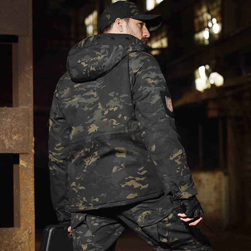 Tactical Jacket Hiking Jackets G8 Men Clothing Waterproof Warm Men Hooded Coats Windbreaker Fleece Hunting Clothes Camo Jacket J251029