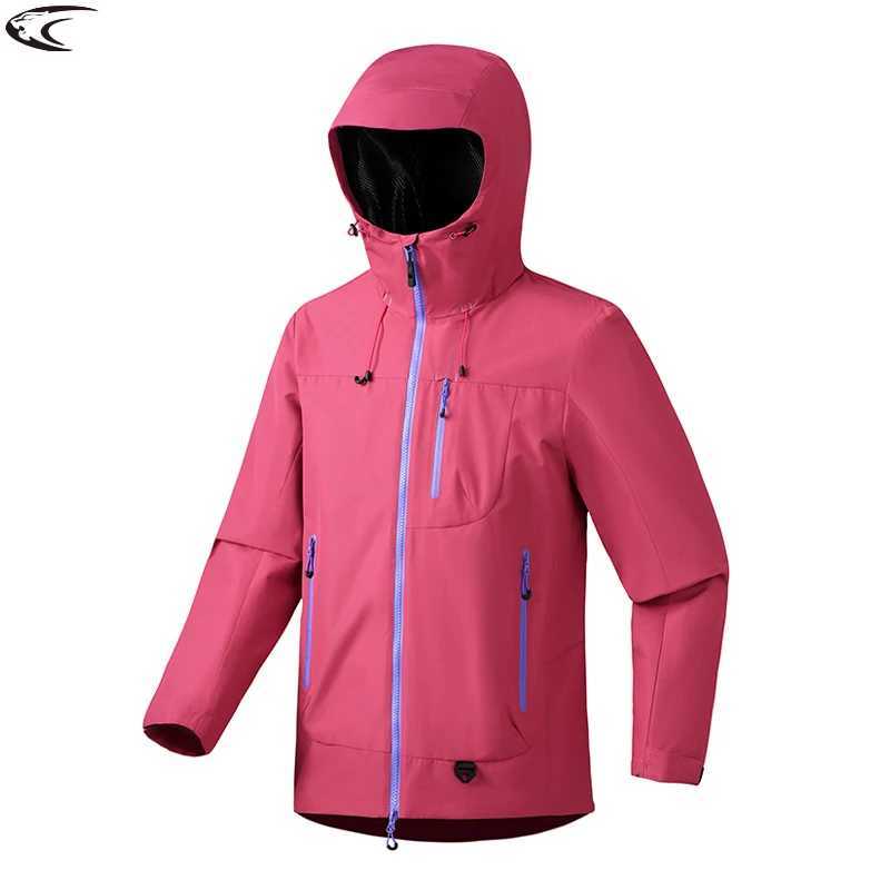 LNGXO Mens Womens Waterproof SingleLayer Windbreaker Hiking Climbing Trekking Jacket Unisex Outdoor Sport Windproof Rain Coat J251029