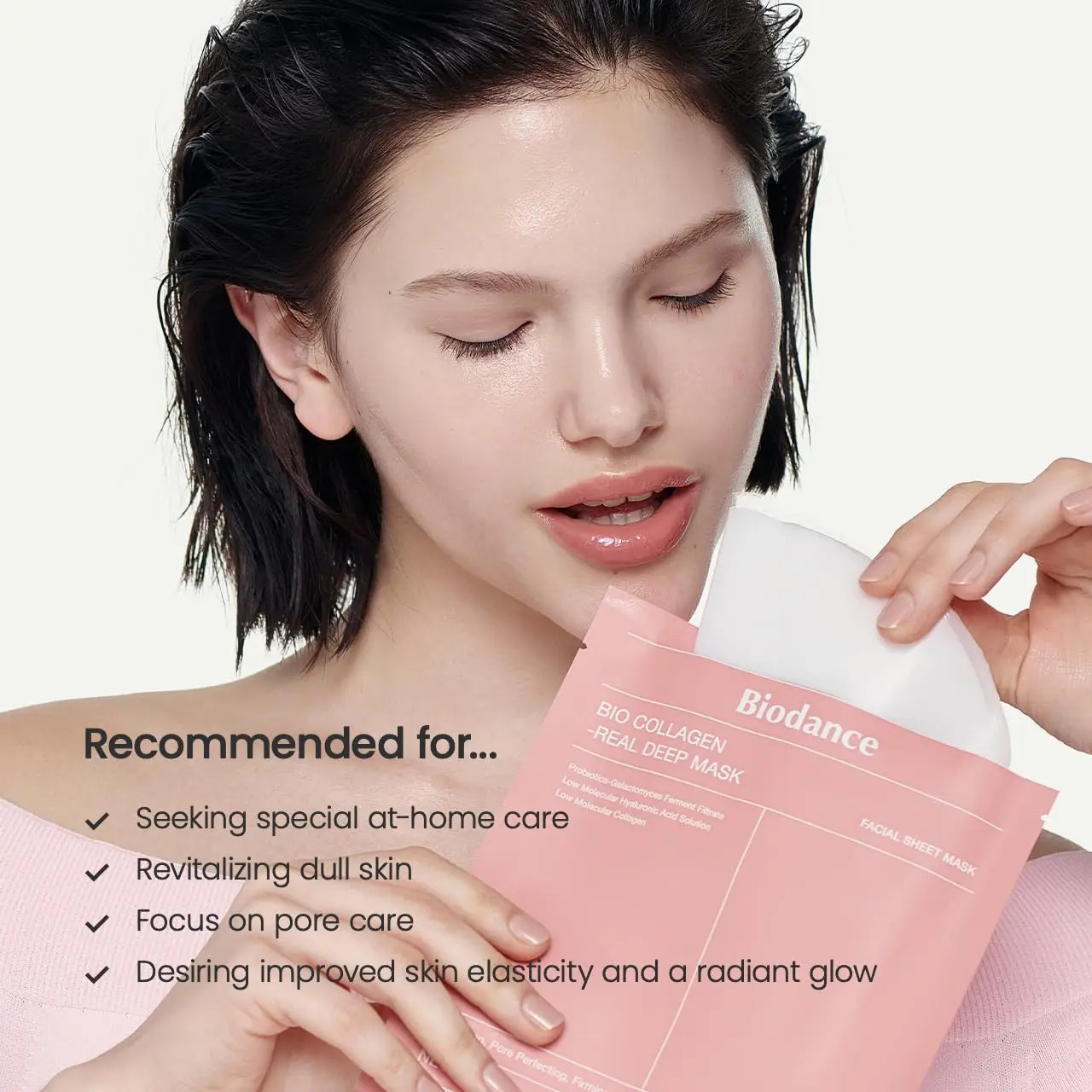 BIODANCE BioCollagen Deep Hydrating Gel Mask nighttime pores improving elasticity deep hydration 251029