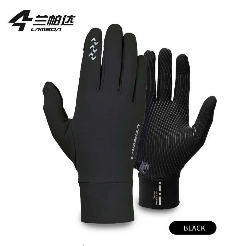 LAMEDA Fleece Cycling Gloves 515 Touchscreen Riding Thermal Winter Road Mountain Bike Full Finger Gloves Cycling Accessories J251029
