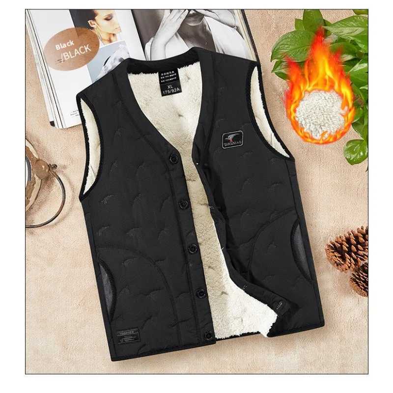 Outdoor Highquality Leisure Fishing Waterproof and Warm Loose Thick Cotton Vest Comfortable Breathable in Winter Padded Vest W251029